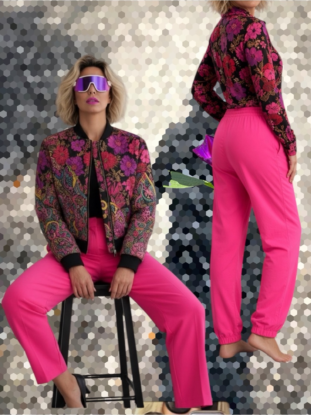 Obermeyer Bright Pink Goretex Insulated Ski Pants
